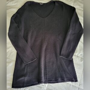 City Chic Black Heavy Sweater - Size 16